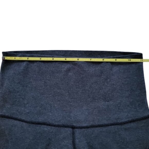 Lululemon Wunder Under Roll Down Leggings Heathered Black Size 4 - Picture 9 of 14